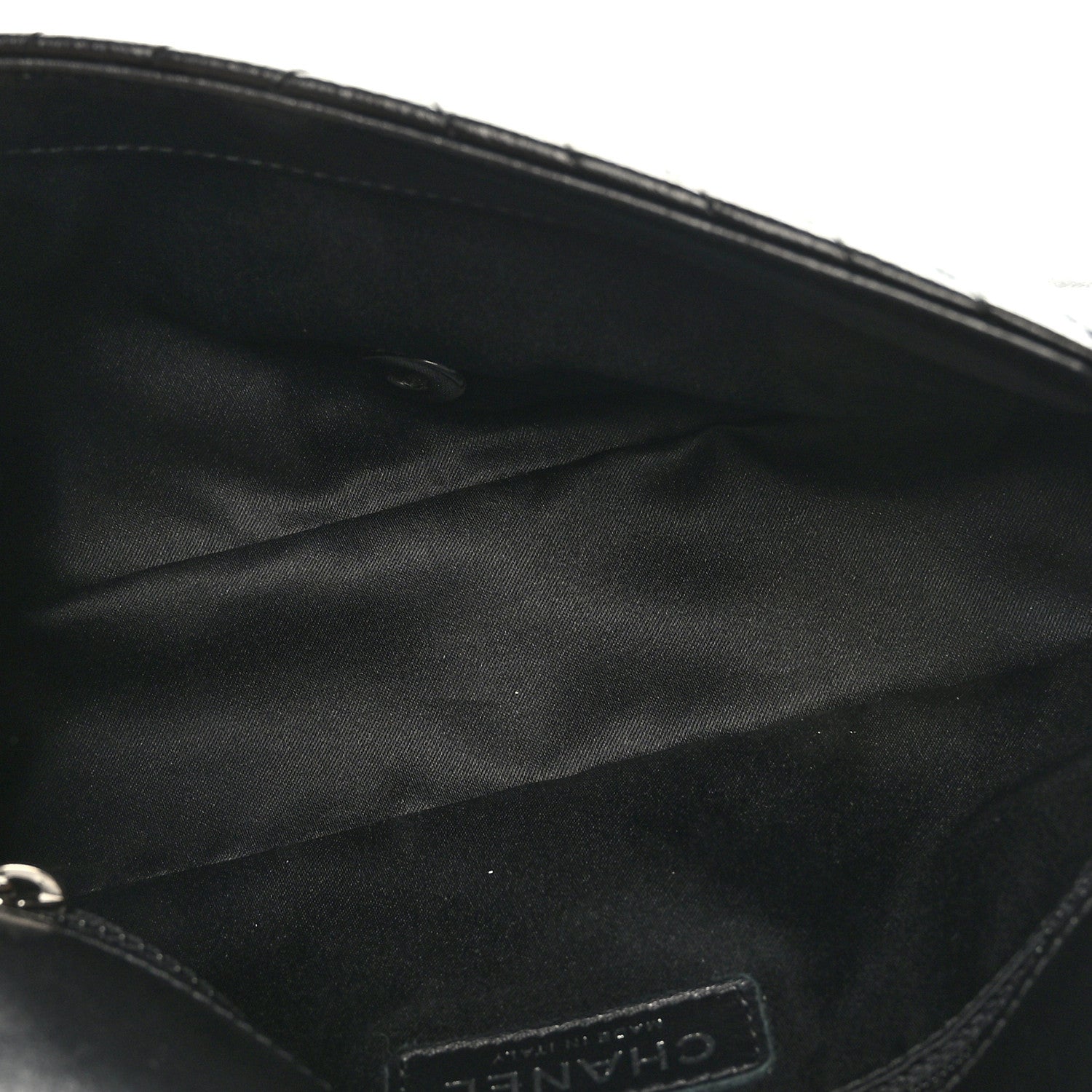 Chanel Lambskin Small CC Crossing Flap Black 5 of 9