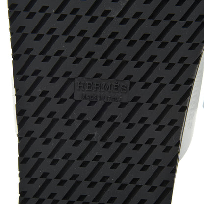 Hermes Calfskin Womens Chypre Sandals 36 White 7 of 14