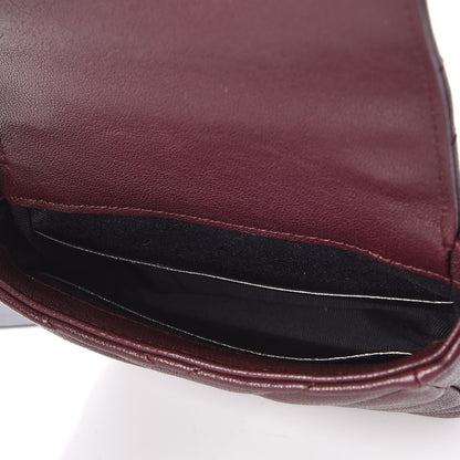 Saint Laurent Sheepskin Matelasse Monogram Mini College Bag Amaranto 5 of 14