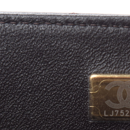 Chanel Lambskin Quilted Mini Rectangular Flap Dark Brown 9 of 11