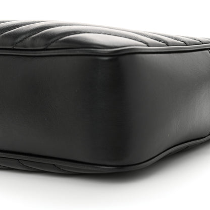 Saint Laurent Calfskin Matelasse Monogram Lou Camera Bag Black 10 of 11