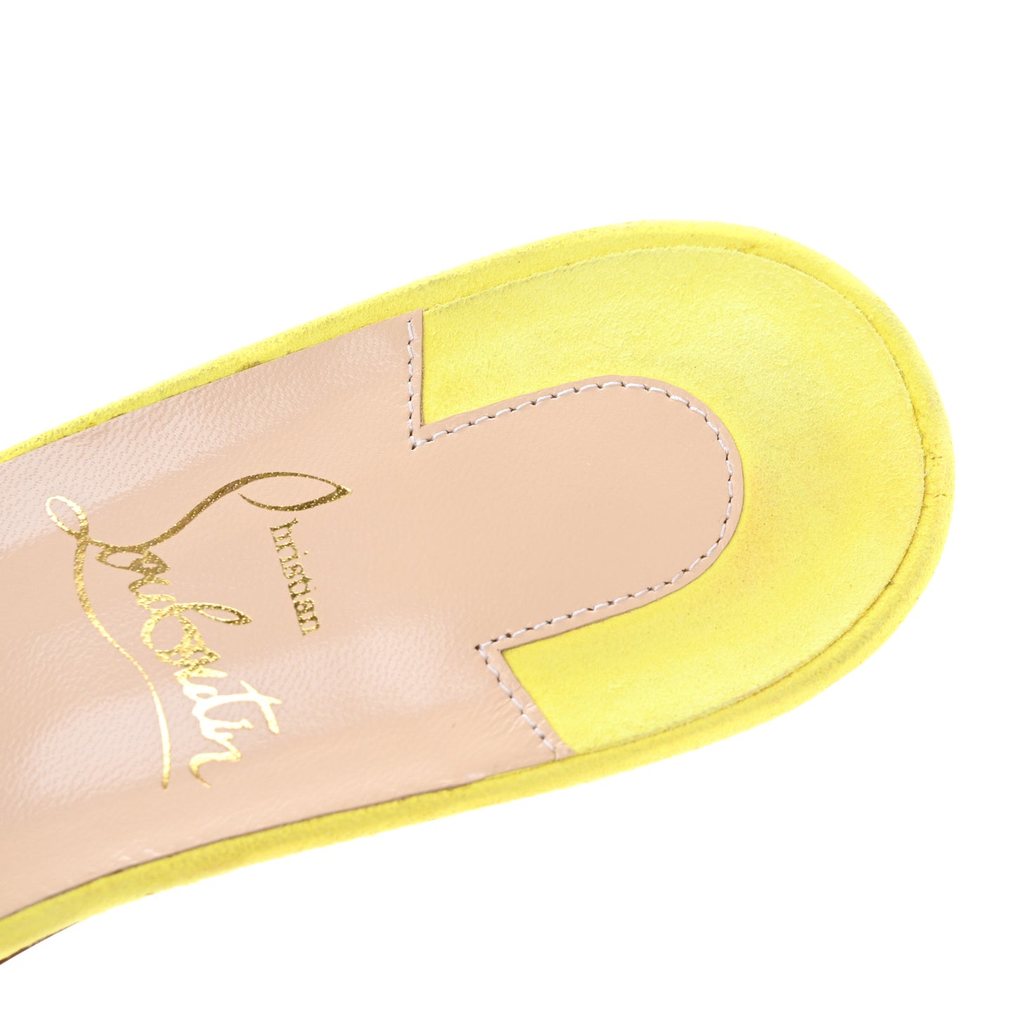 Suede Belbrossa 55 Mules 38 Citronnade