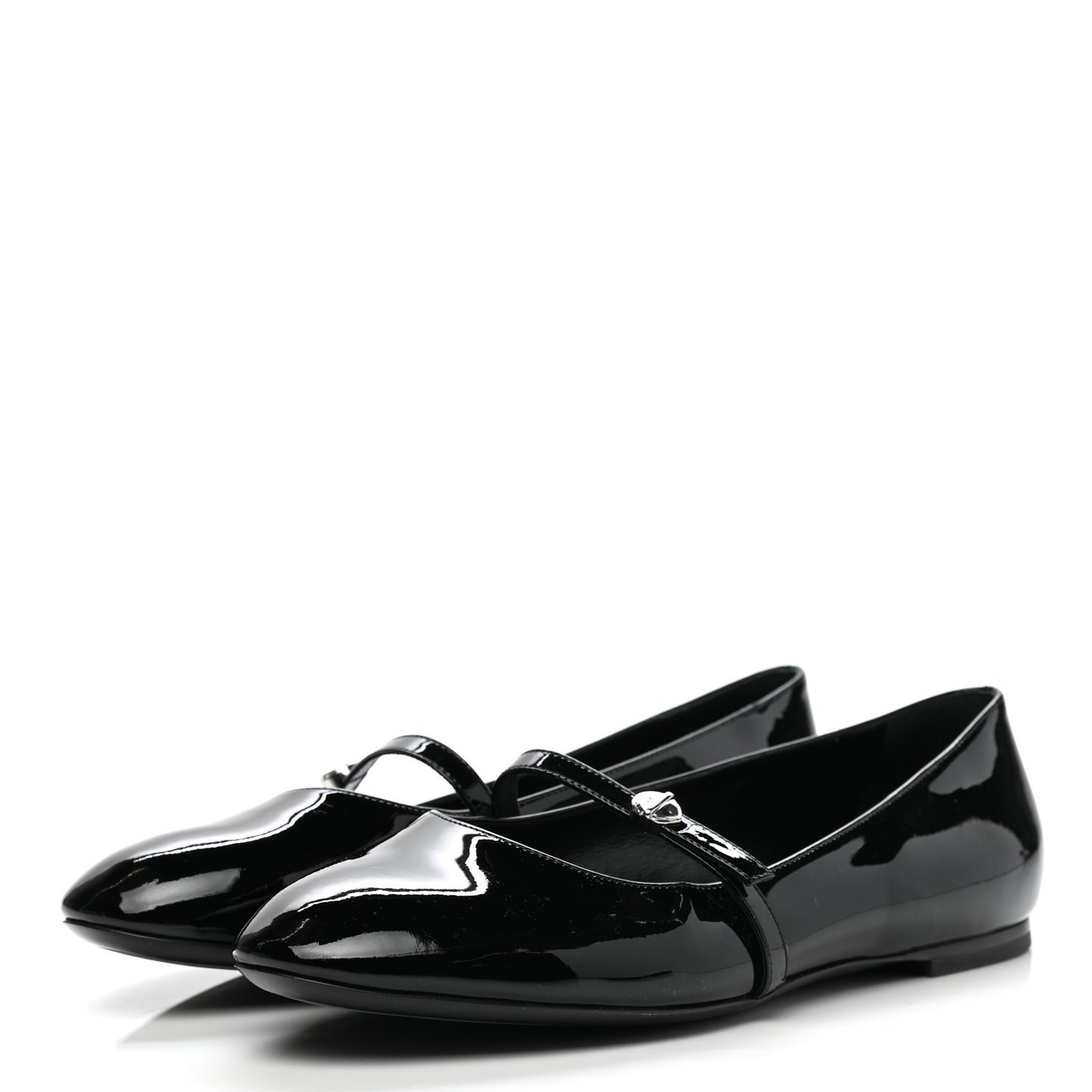 Patent Uniformes Ballet Flats 38 Black