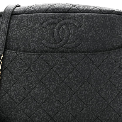 Chanel Caviar Quilted Large Coco Tassel Camera Case Black 8 of 13