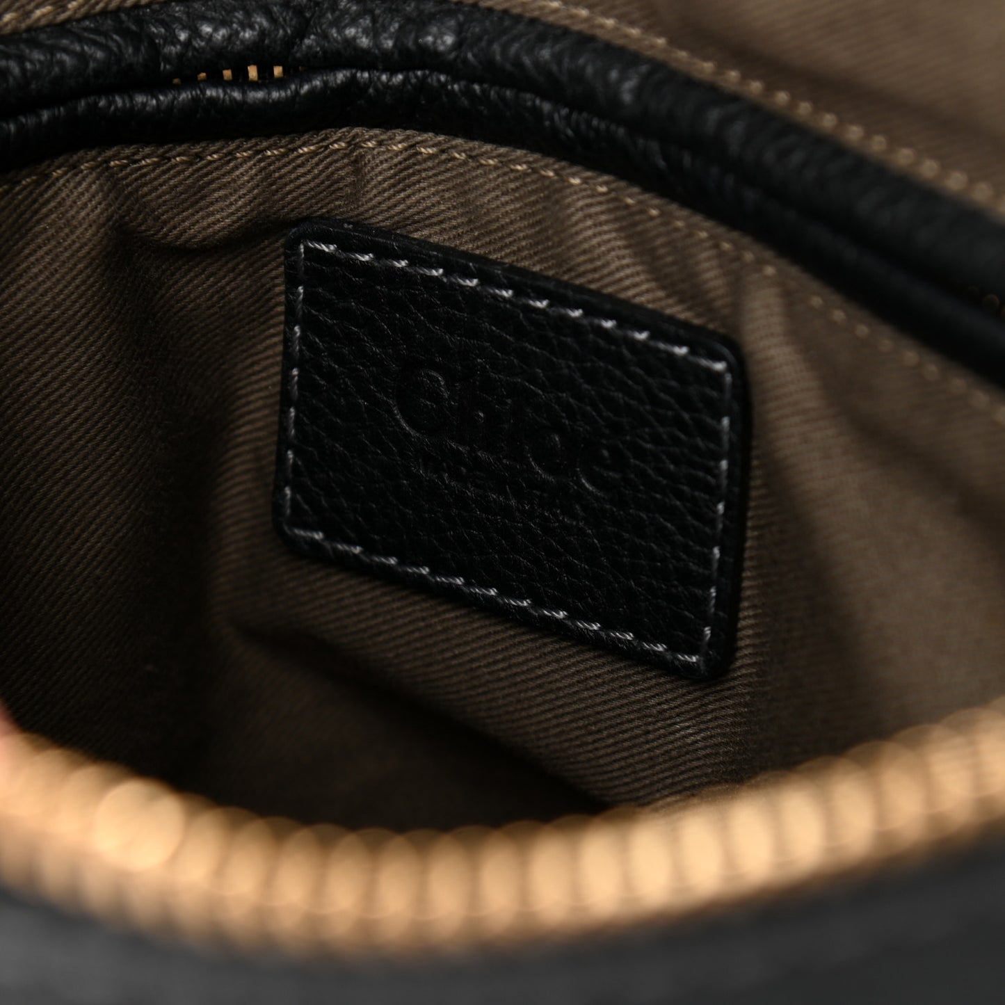 Calfskin Small Marcie Satchel Black