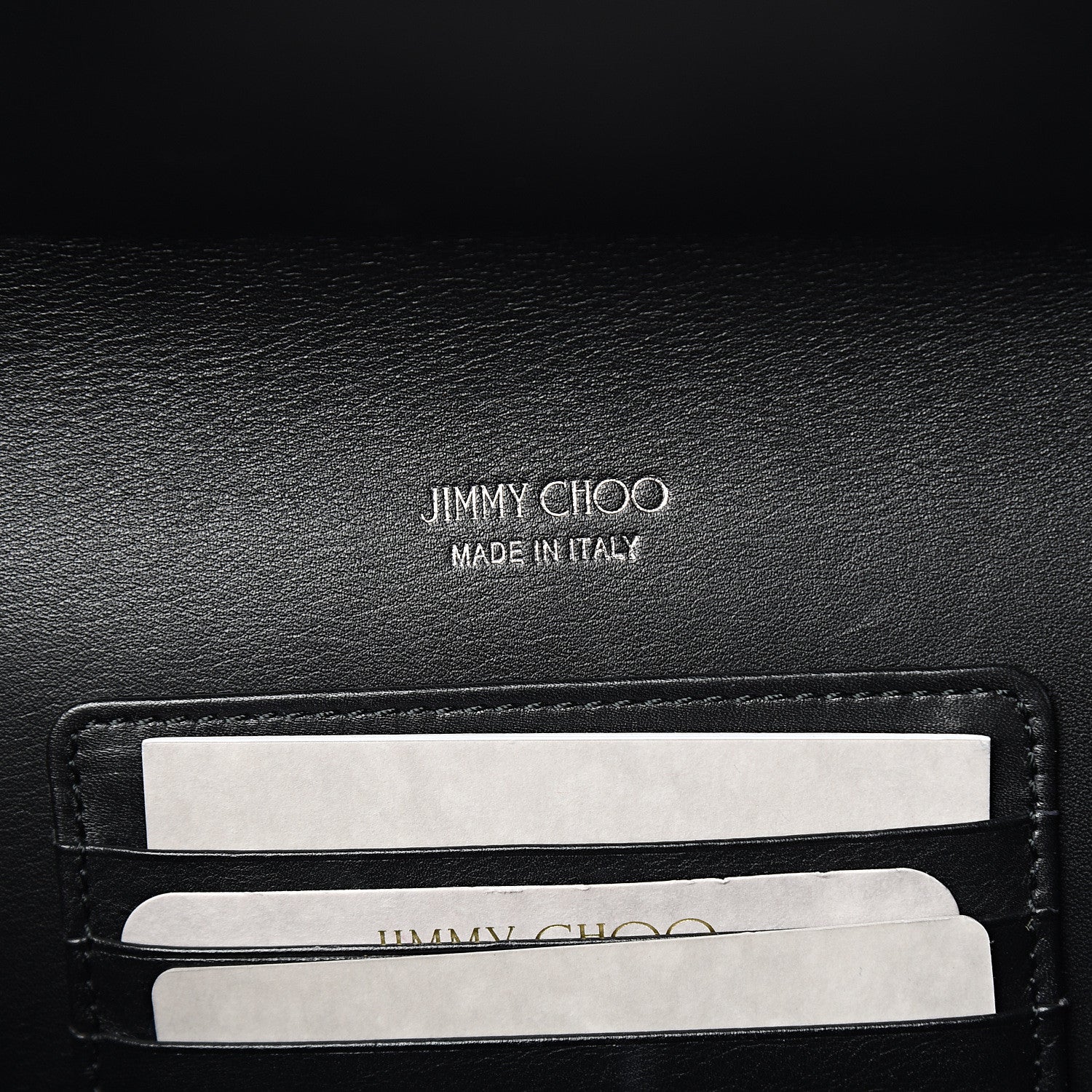 Jimmy Choo Metallic Spazzolato Etched Maia Clutch Navy 6 of 7