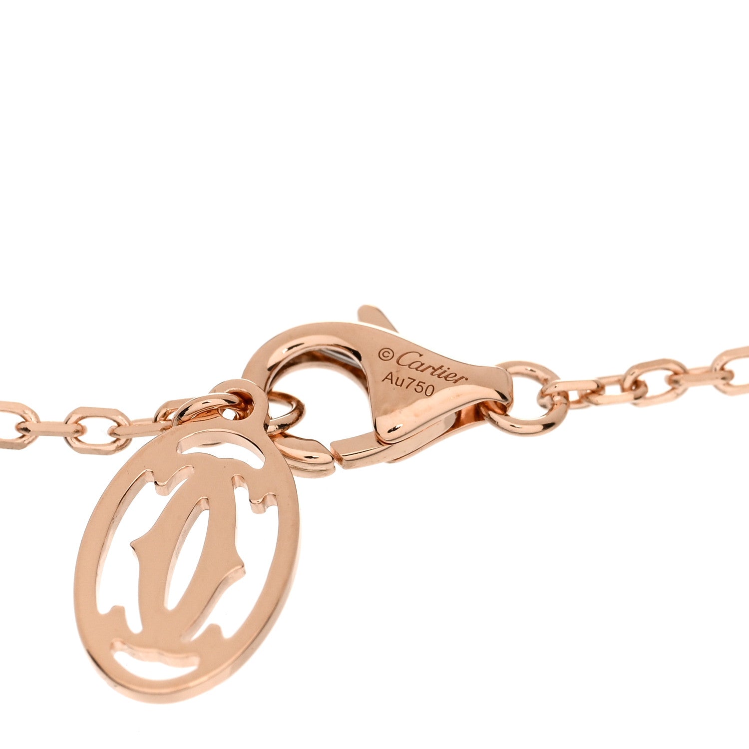 Cartier 18K Pink Gold Diamond SM D'Amour Bracelet 3 of 3