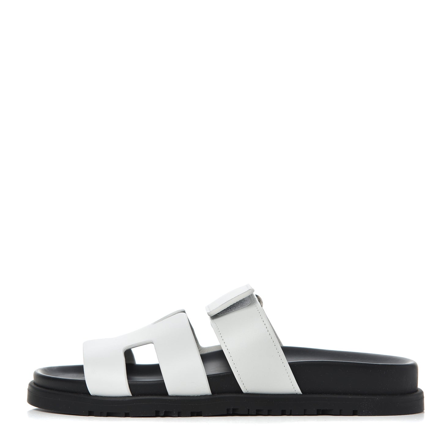 Calfskin Womens Chypre Sandals 36 White