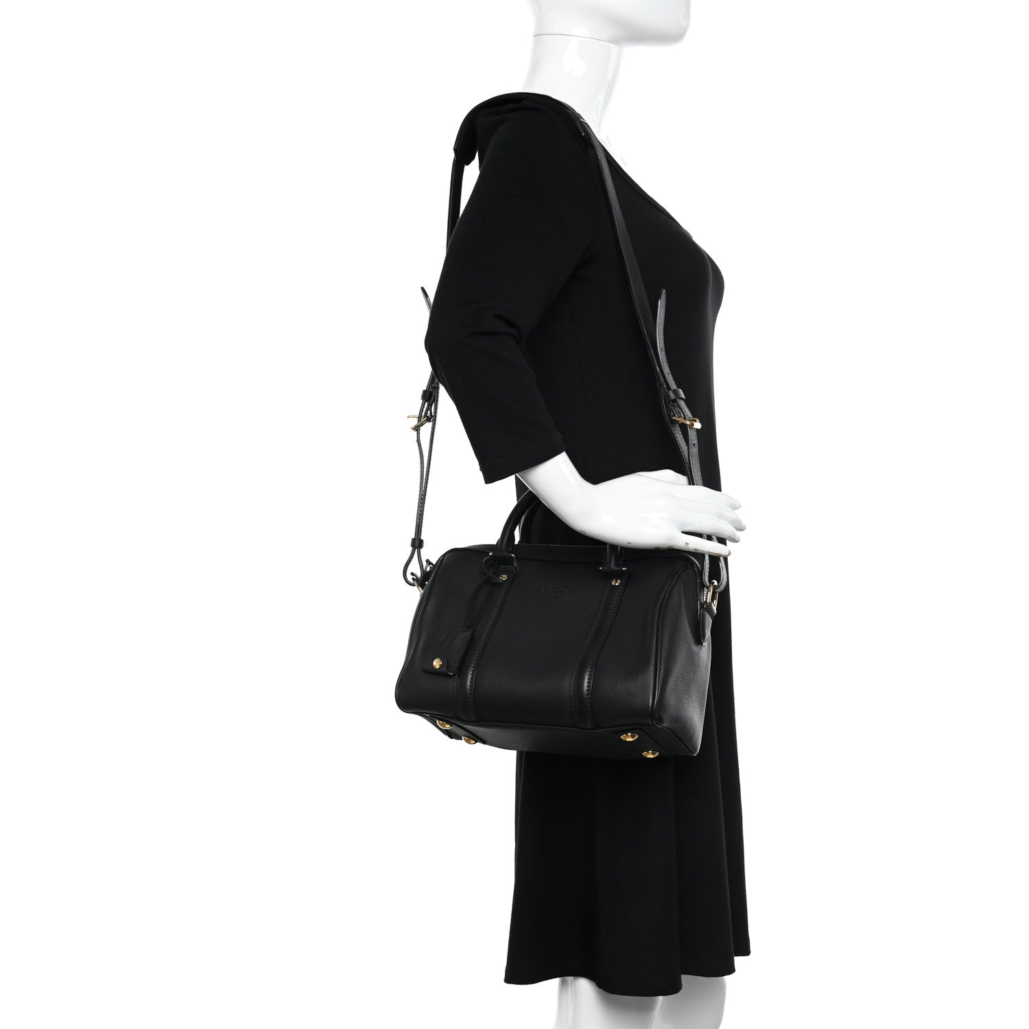 Louis Vuitton Veau Cachemire SC Bag BB Black 2 of 9