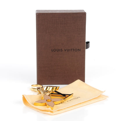 Louis Vuitton Fleur De Monogram Bag Charm Dore 6 of 10