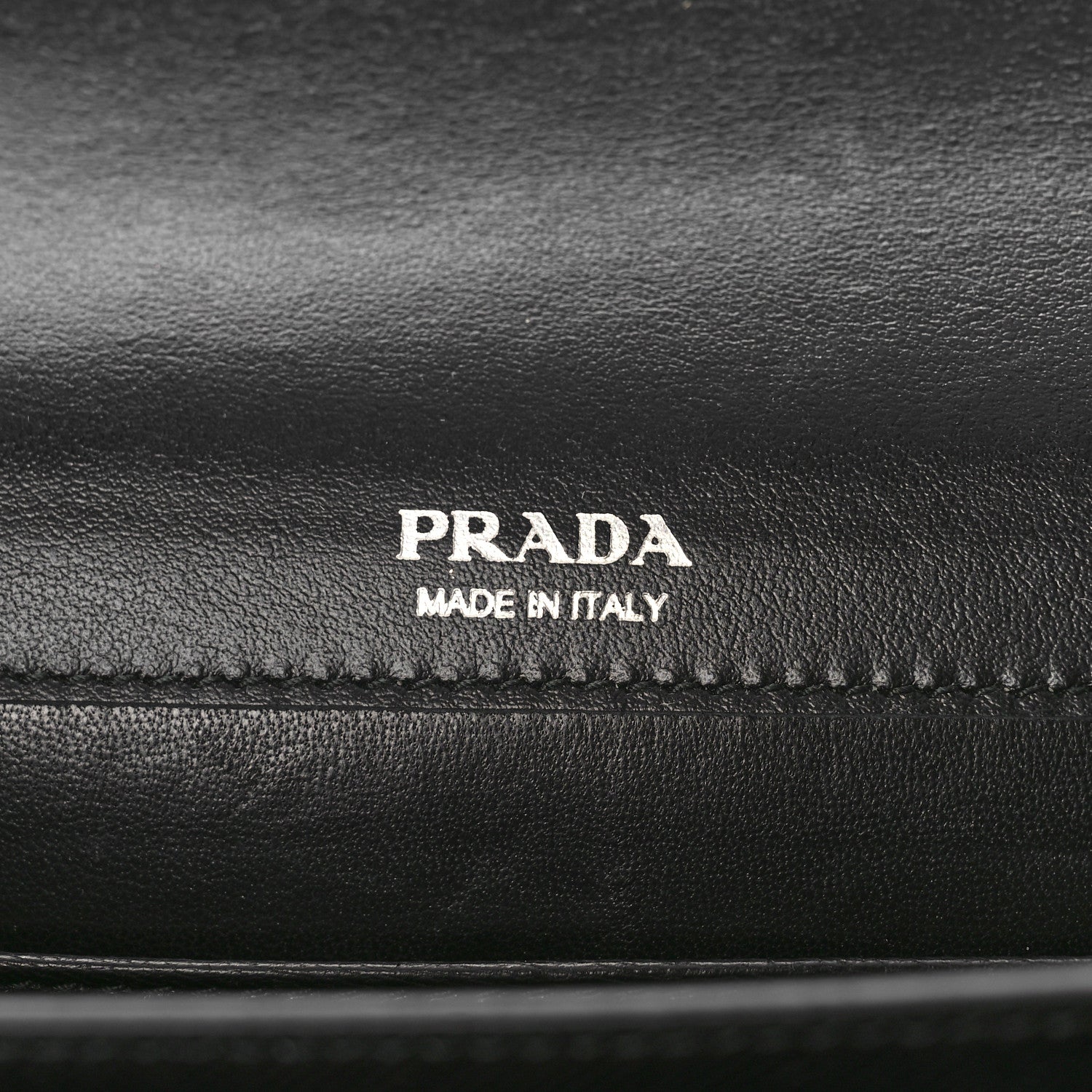 Prada Saffiano City Calf Mini Envelope Bag Black 6 of 8