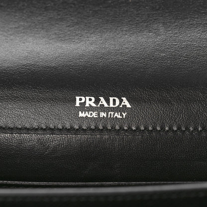 Prada Saffiano City Calf Mini Envelope Bag Black 6 of 8