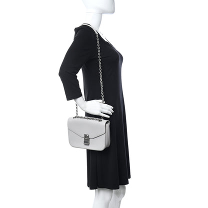 Celine Shiny Calfskin Medium C Bag Pale Grey 2 of 10