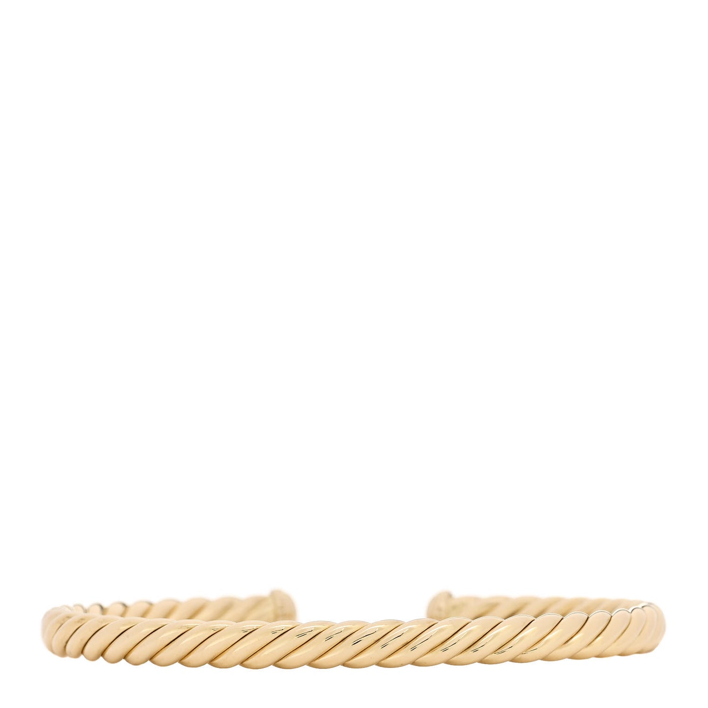 18K Yellow Gold 4.5mm Modern Cablespira Oval Bracelet