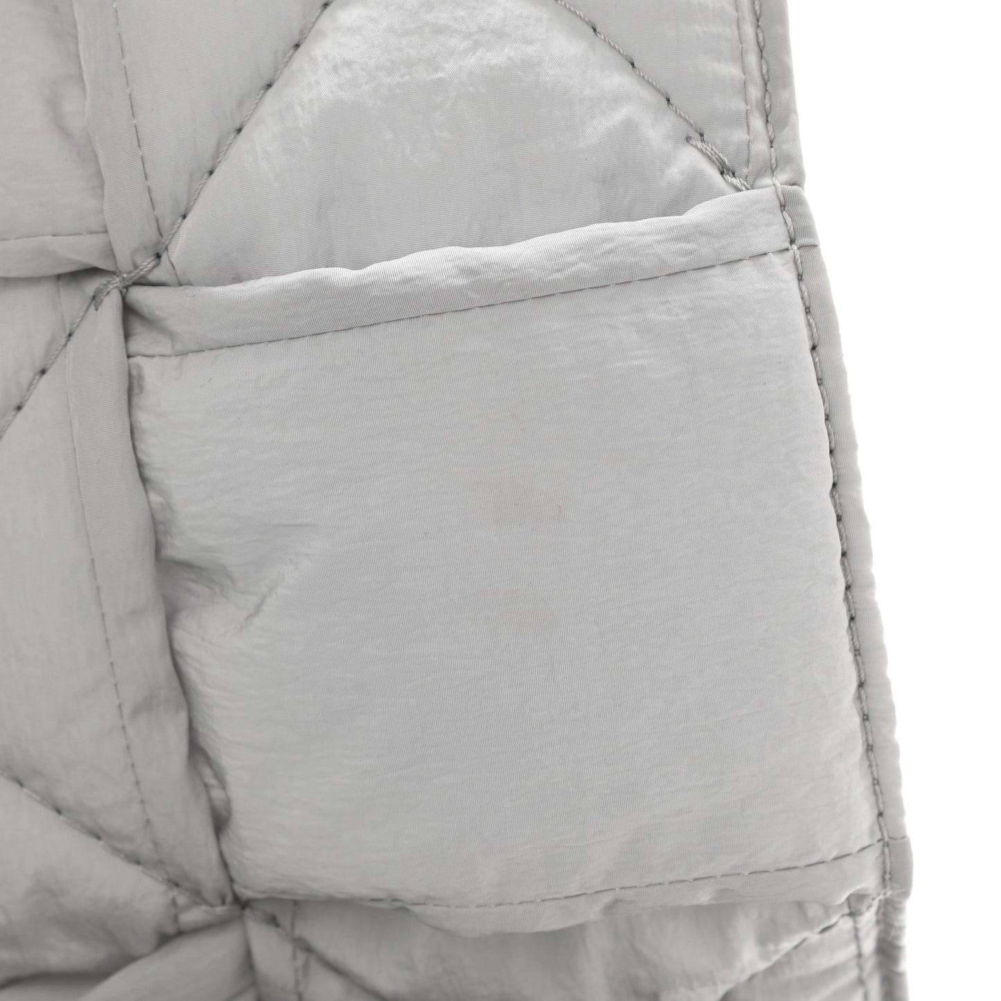 Nylon Intrecciato Padded Tech Cassette Bag Frost