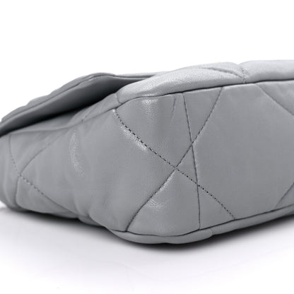 Chanel Lambskin Quilted Medium Chanel 19 Flap Grey 8 of 12