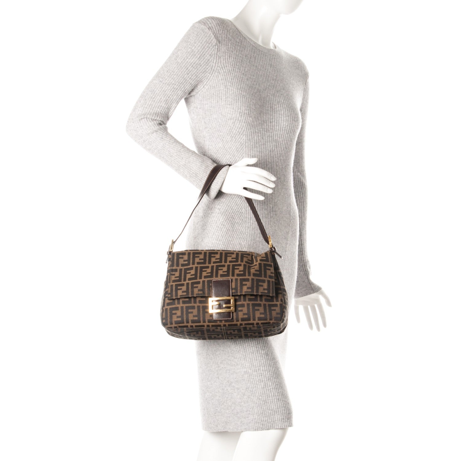 Fendi Zucca Mama Baguette Tobacco 2 of 7