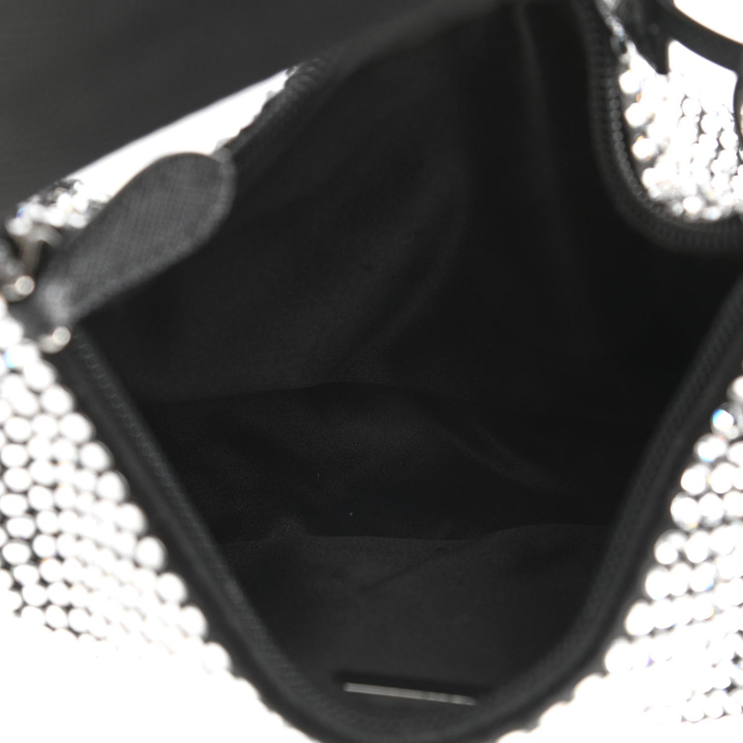 Satin Crystal Mini Re-Edition 2000 Bag Cristal