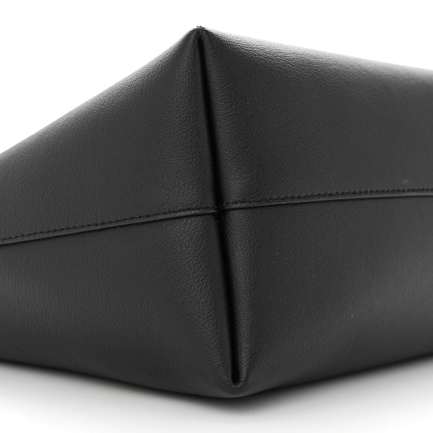 Calfskin Large Shopping Tote Black