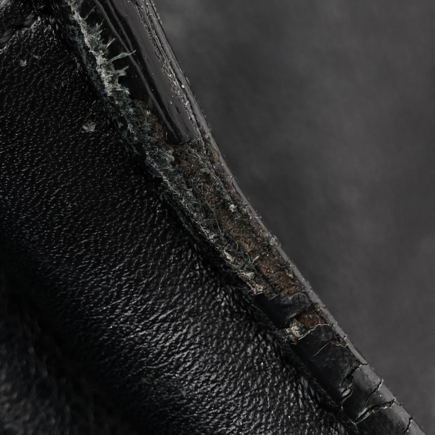 Washed Calfskin Tote Black