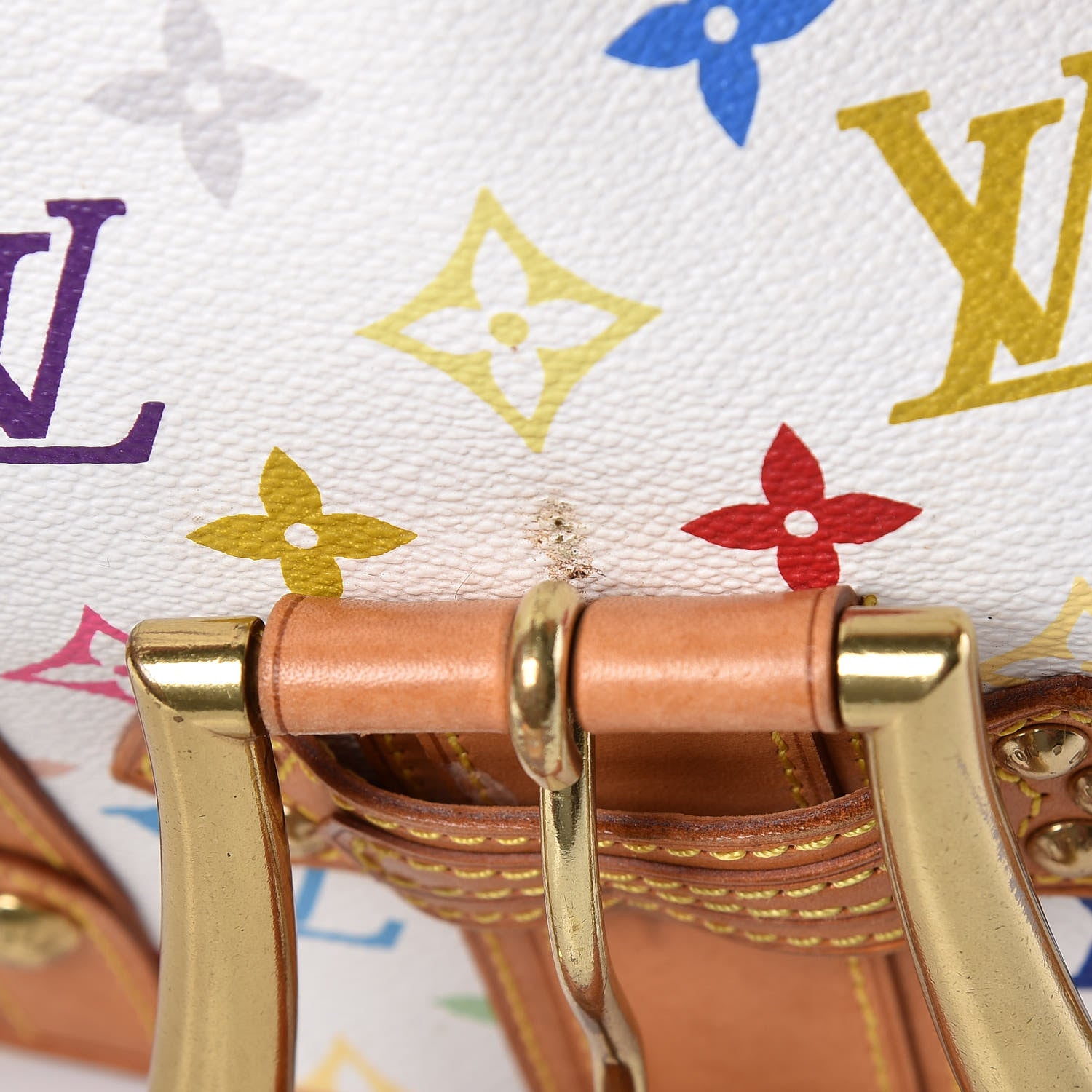 Louis Vuitton Monogram Multicolor Theda GM White 7 of 9