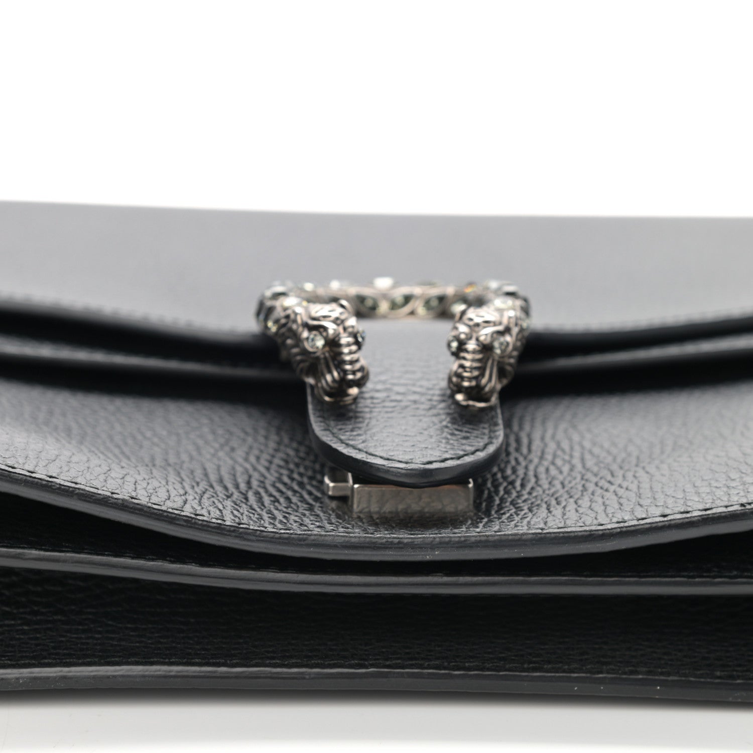 Gucci Dollar Calfskin Crystal Medium Dionysus Shoulder Bag Black Black Diamond 11 of 12