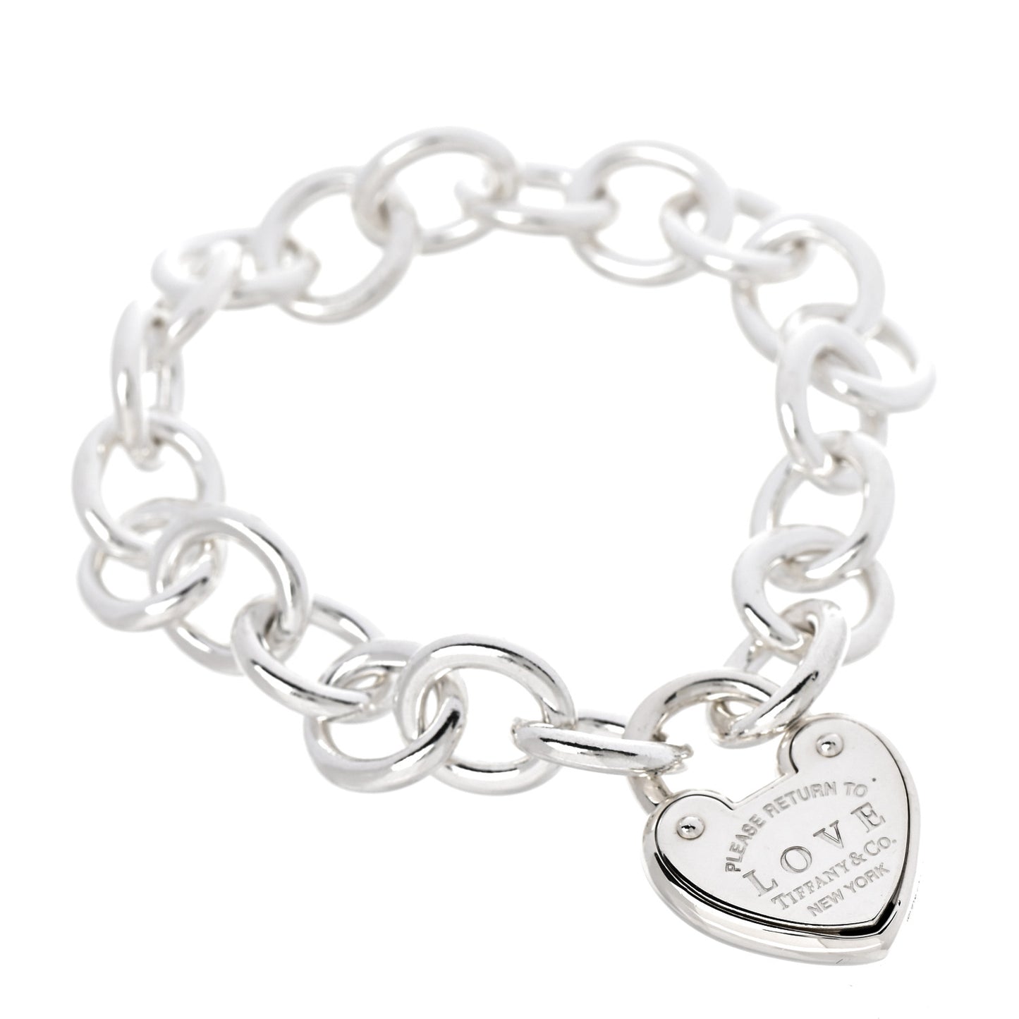 Sterling Silver Return to Tiffany Love Lock Bracelet