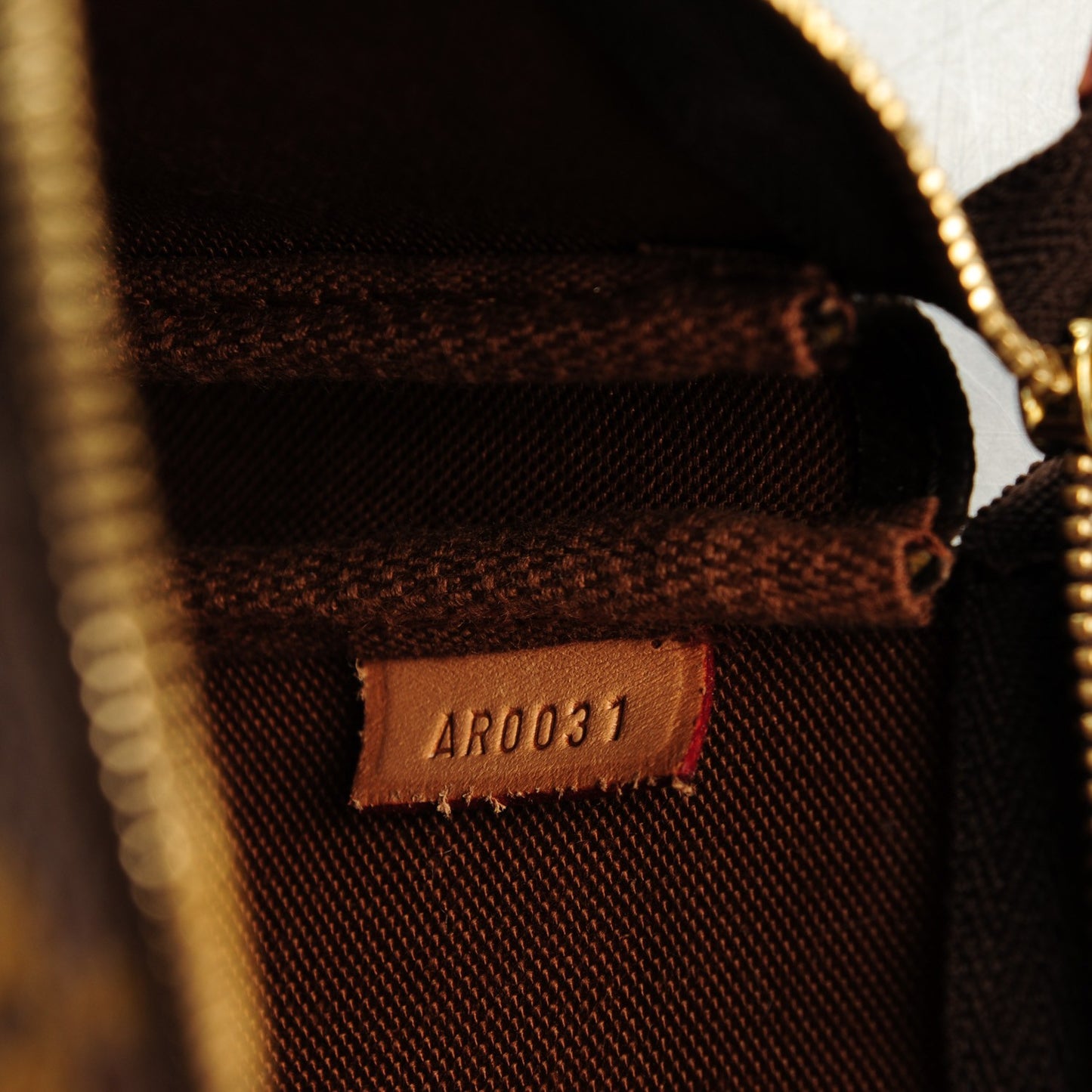 Monogram Graffiti Pochette Accessories Peach