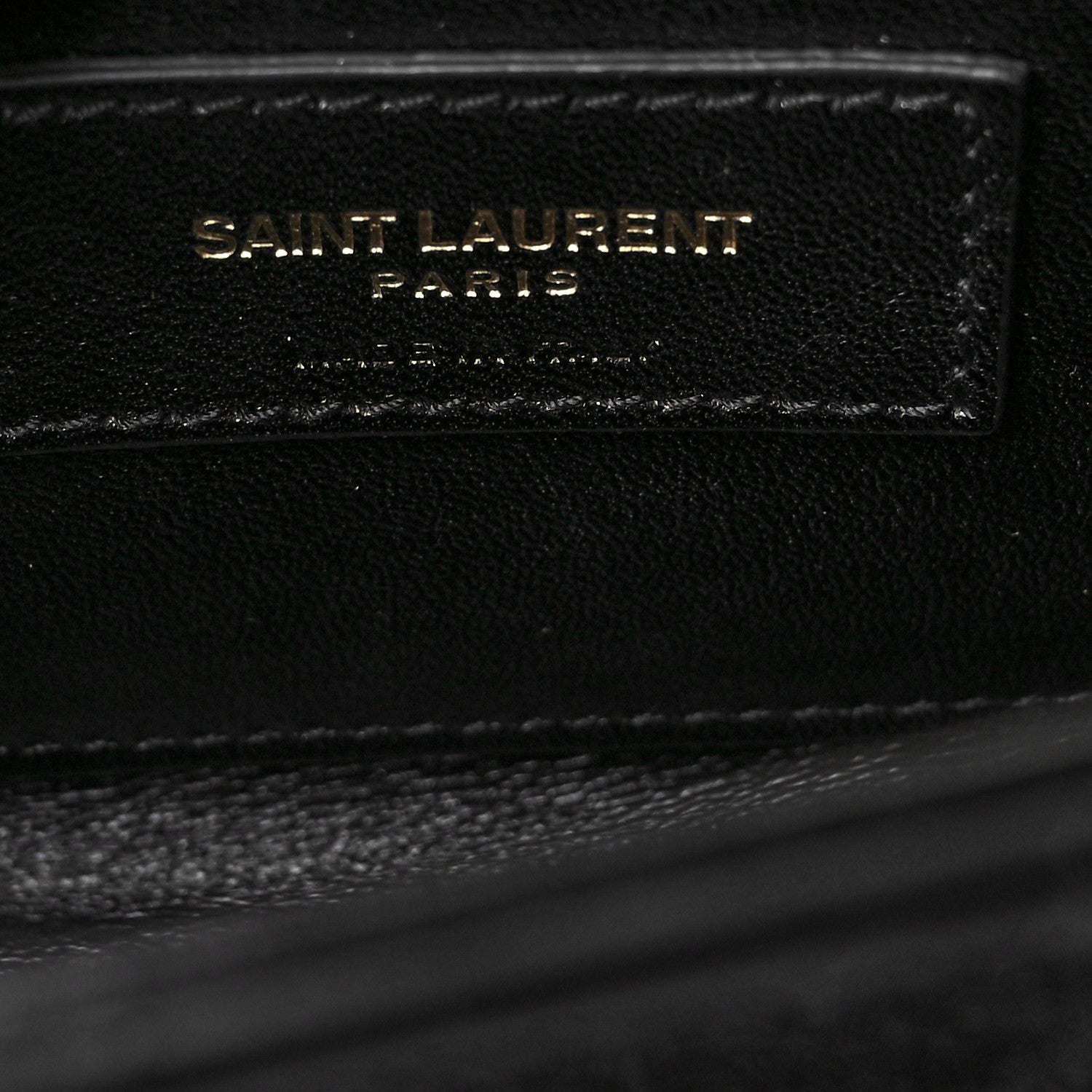 Saint Laurent Suede Small Classic Monogram Kate Tassel Satchel Black 6 of 9