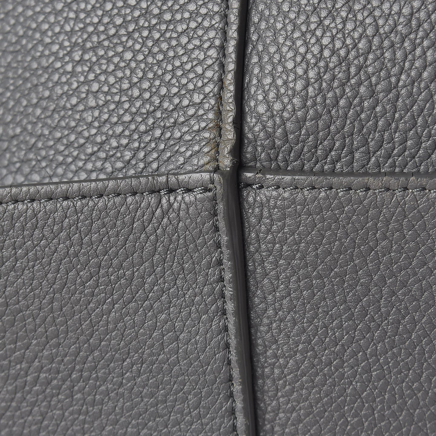 Soft Grained Calfskin Sangle Bucket Bag Storm