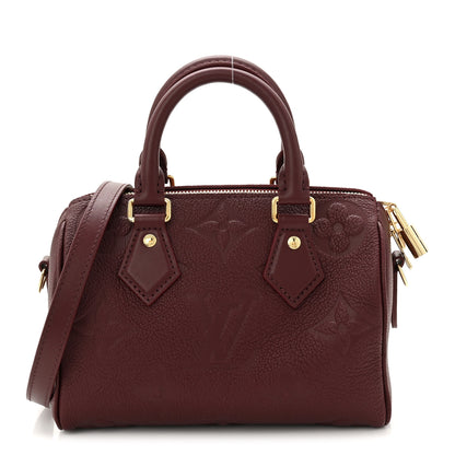 Louis Vuitton Empreinte Monogram Giant Speedy Bandouliere 20 Garnet 1 of 10