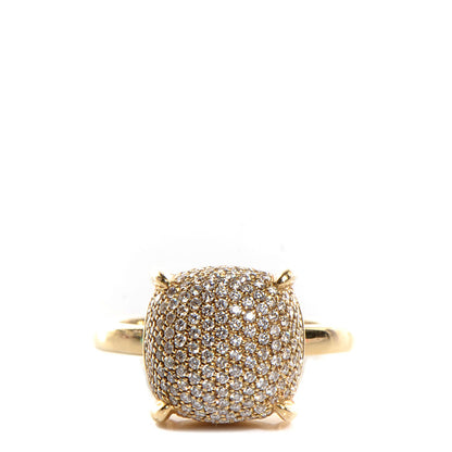 Tiffany 18K Yellow Gold Diamond 12mm Paloma Picasso Sugar Stacks Ring 7 1 of 6