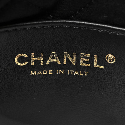 Chanel Shiny Calfskin Quilted Mini Chanel 22 Black 6 of 11