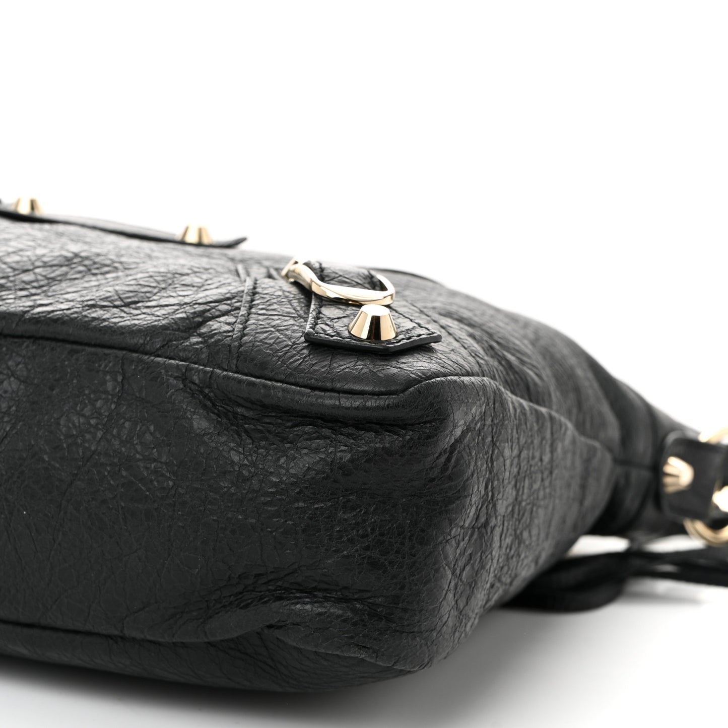 Agneau Classic Gold Hardware Town Black