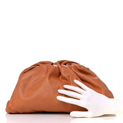 Bottega Veneta Smooth Butter Calf The Pouch Oversized Clutch Clay 2 of 9