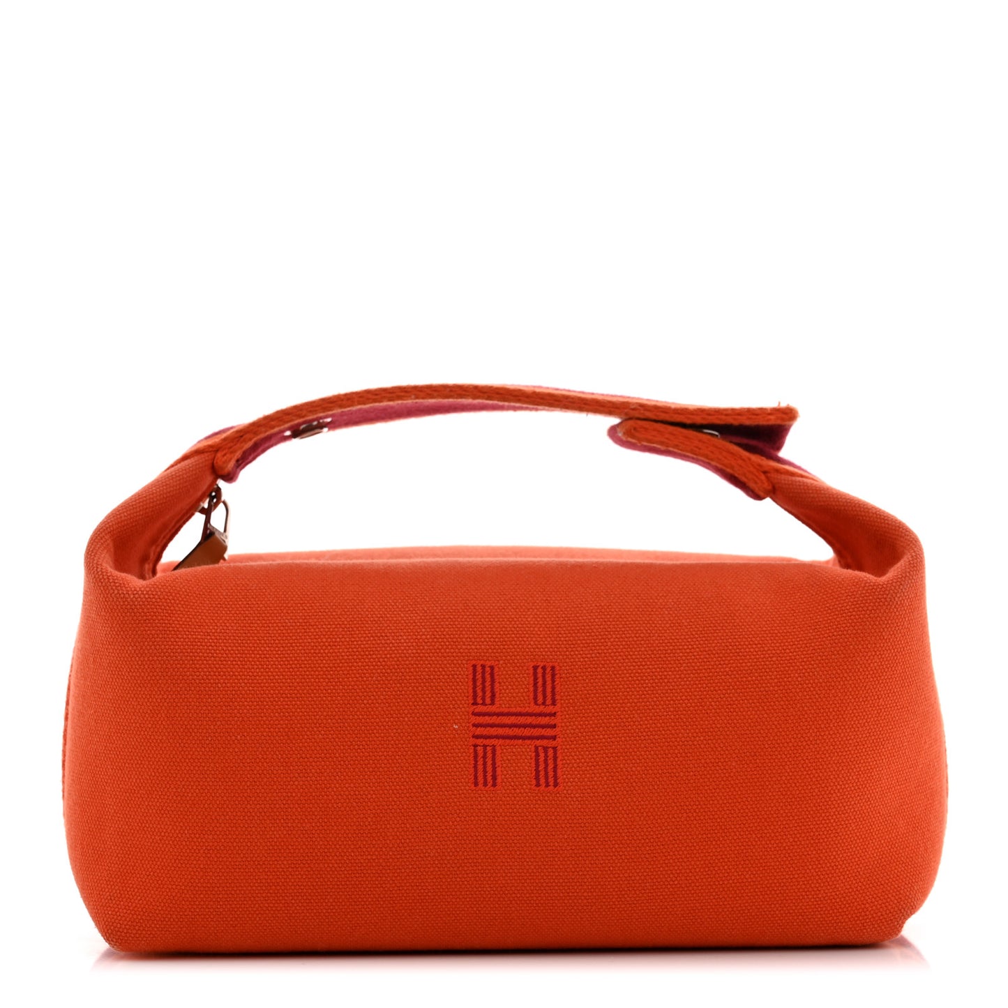Canvas Small Bride-A-Brac Pouch Orange Burgundy
