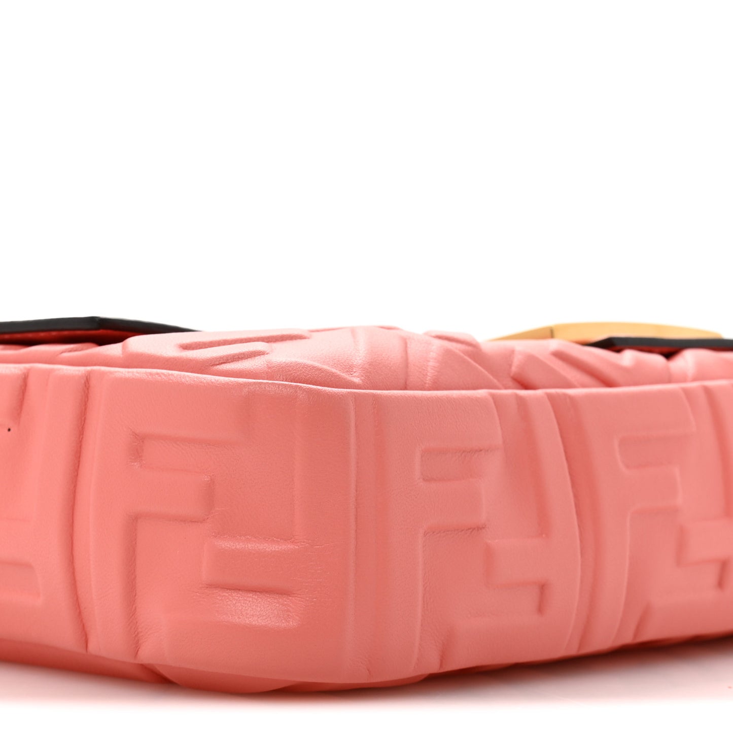 Nappa FF 1974 Embossed Baguette Rosa Pesca