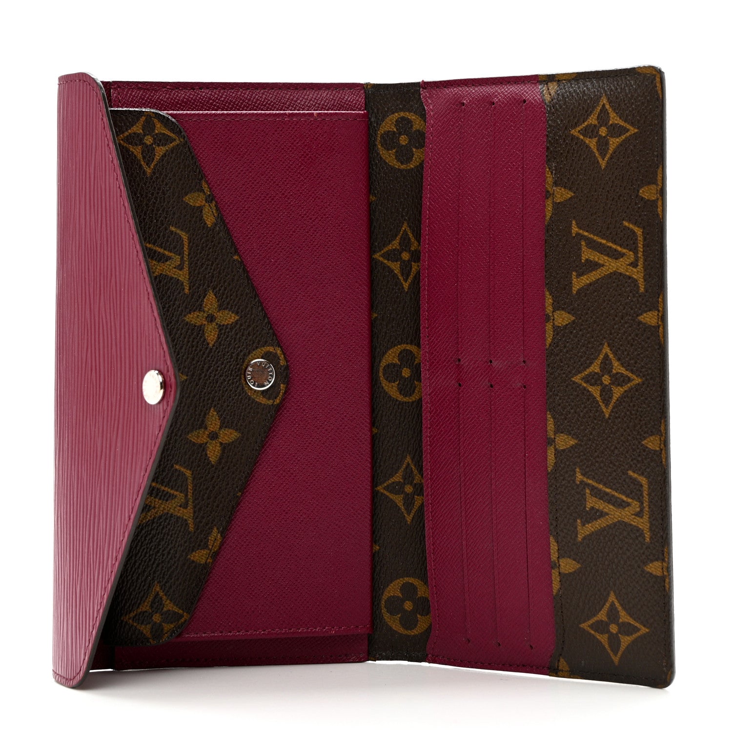 Louis Vuitton Monogram Epi Marie-Lou Long Wallet Fuchsia 5 of 9
