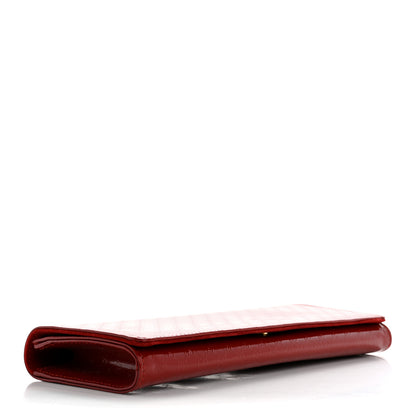 Gucci Patent Microguccissima Small Broadway Clutch Red 4 of 11