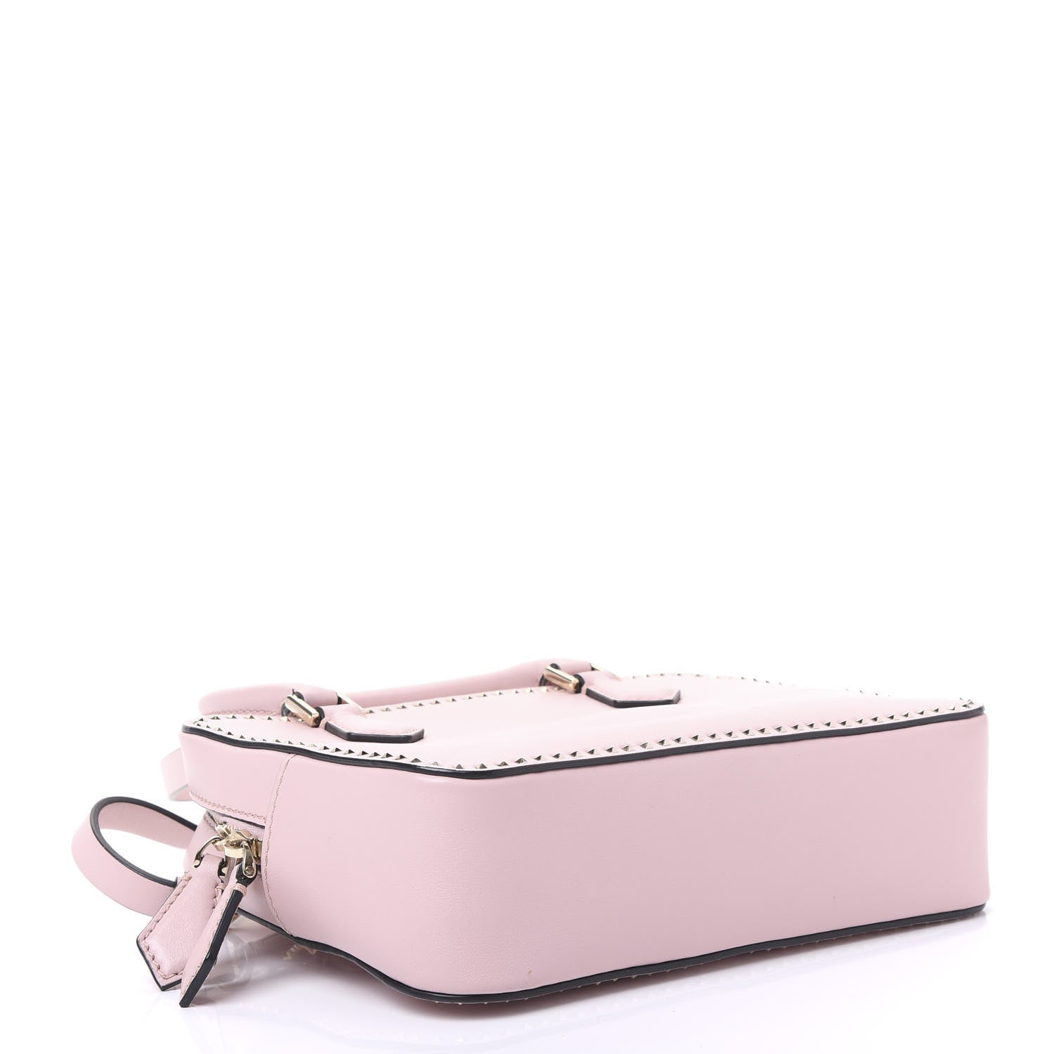 Valentino Garavani Vitello Micro Rockstud Convertible Satchel Water Rose 3 of 9