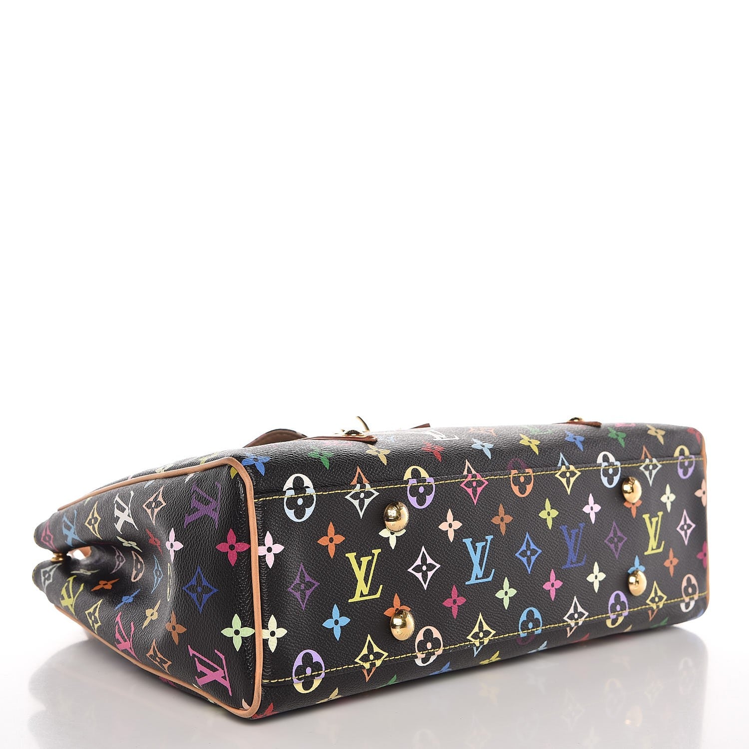 Louis Vuitton Monogram Multicolor Aurelia MM Black 4 of 7