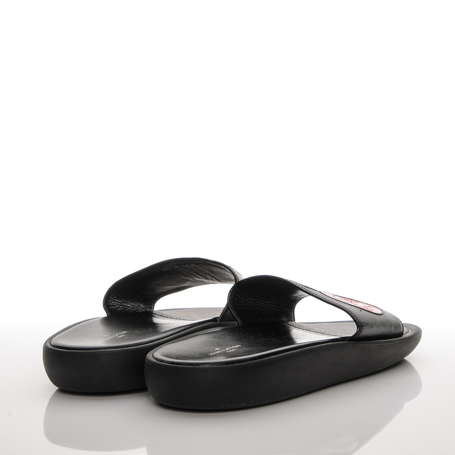 Louis Vuitton Calfskin Checkpoint World Tour Flat Mules 38 4 of 7