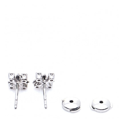 Tiffany Platinum Diamond Schlumberger Lynn Earrings 3 of 6