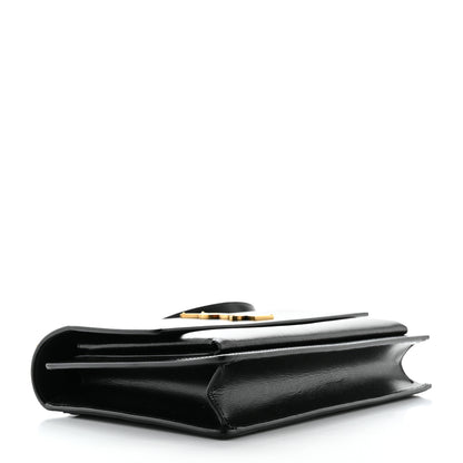 Saint Laurent Calfskin Monogram Sunset Chain Wallet Black 4 of 11