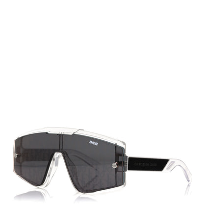 Christian Dior Acetate Diorxtrem MU Oblique Mask Sunglasses Crystal 1 of 7