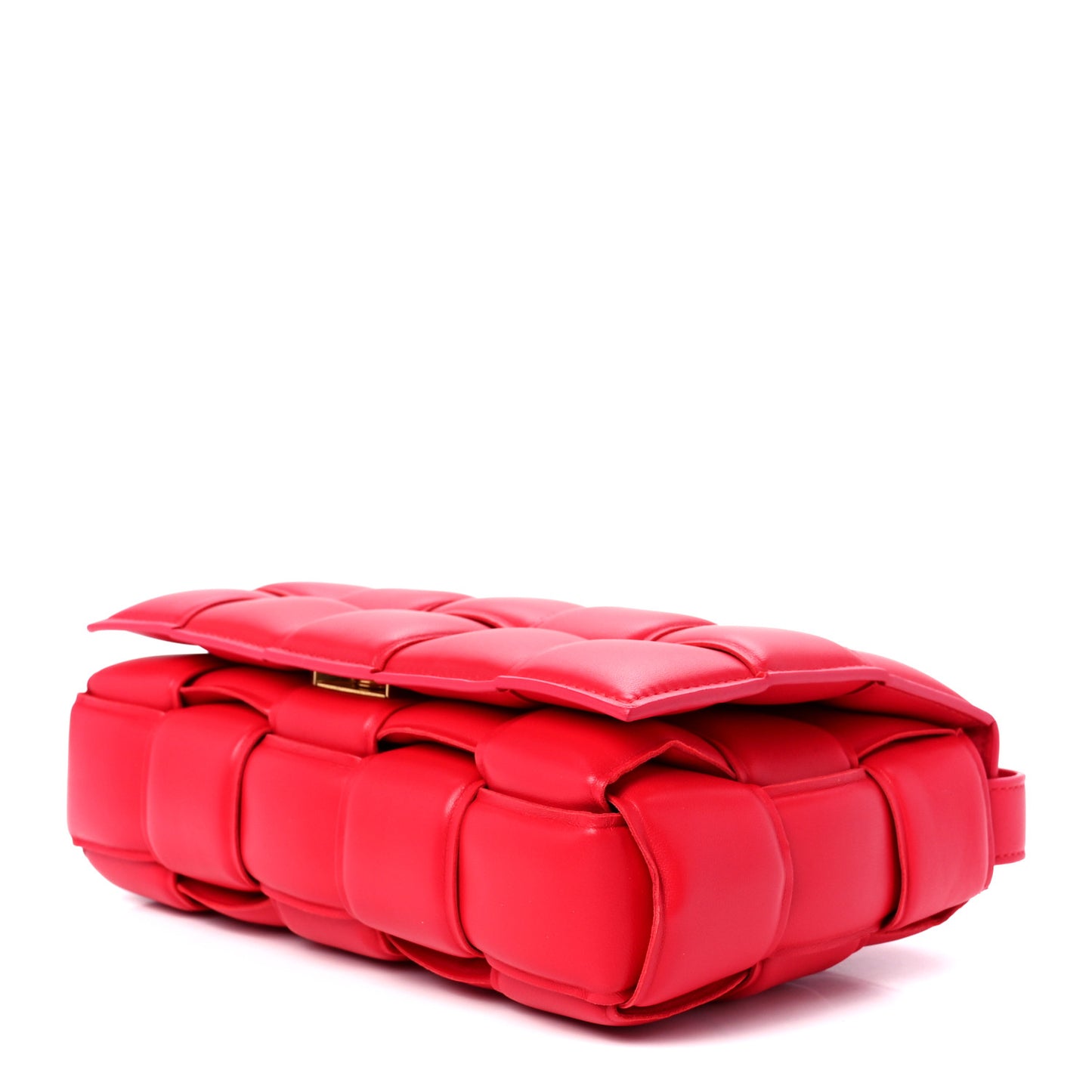 Nappa Maxi Intreccio Padded Cassette Crossbody Bag Firework