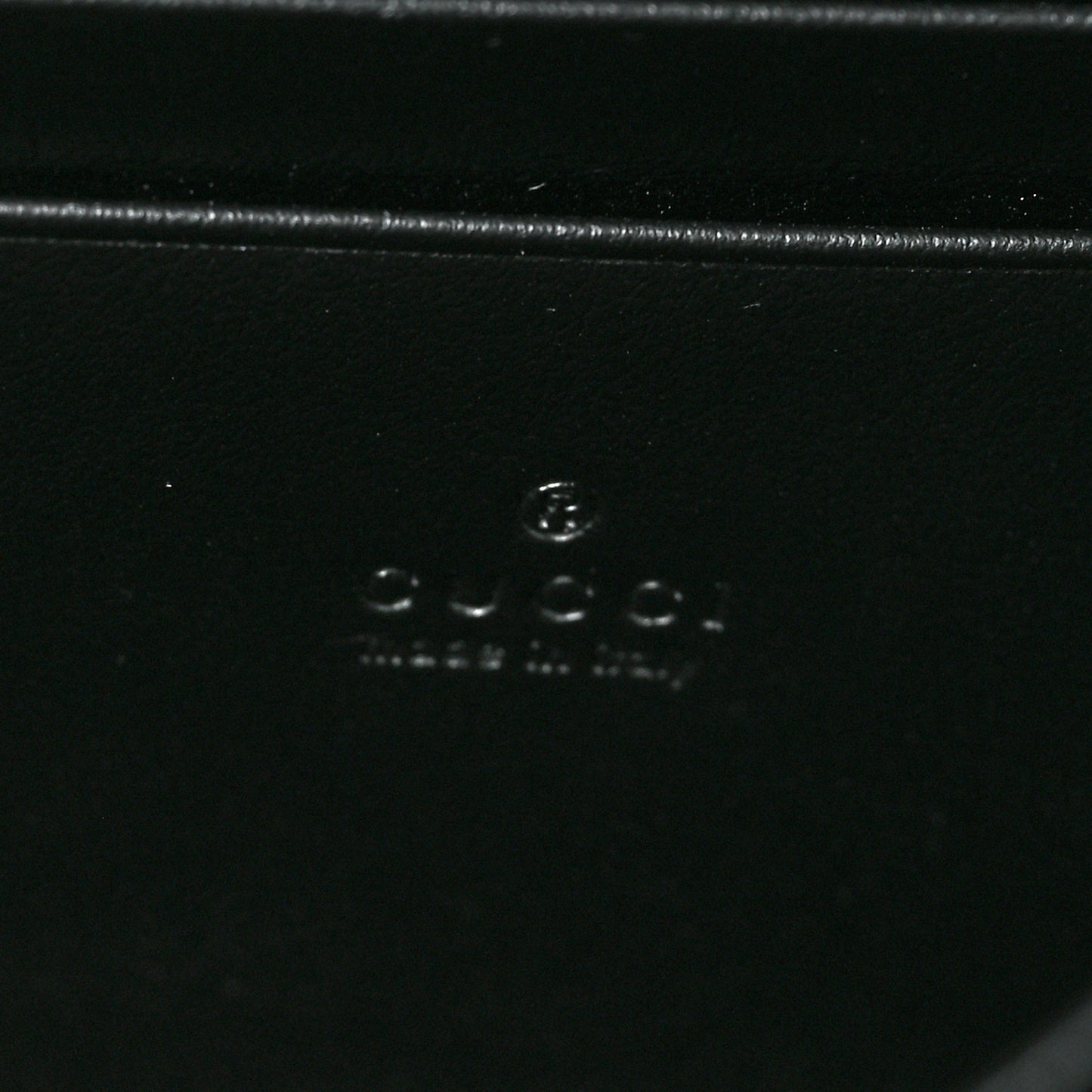Calfskin Matelasse GG Marmont Chain Wallet Black