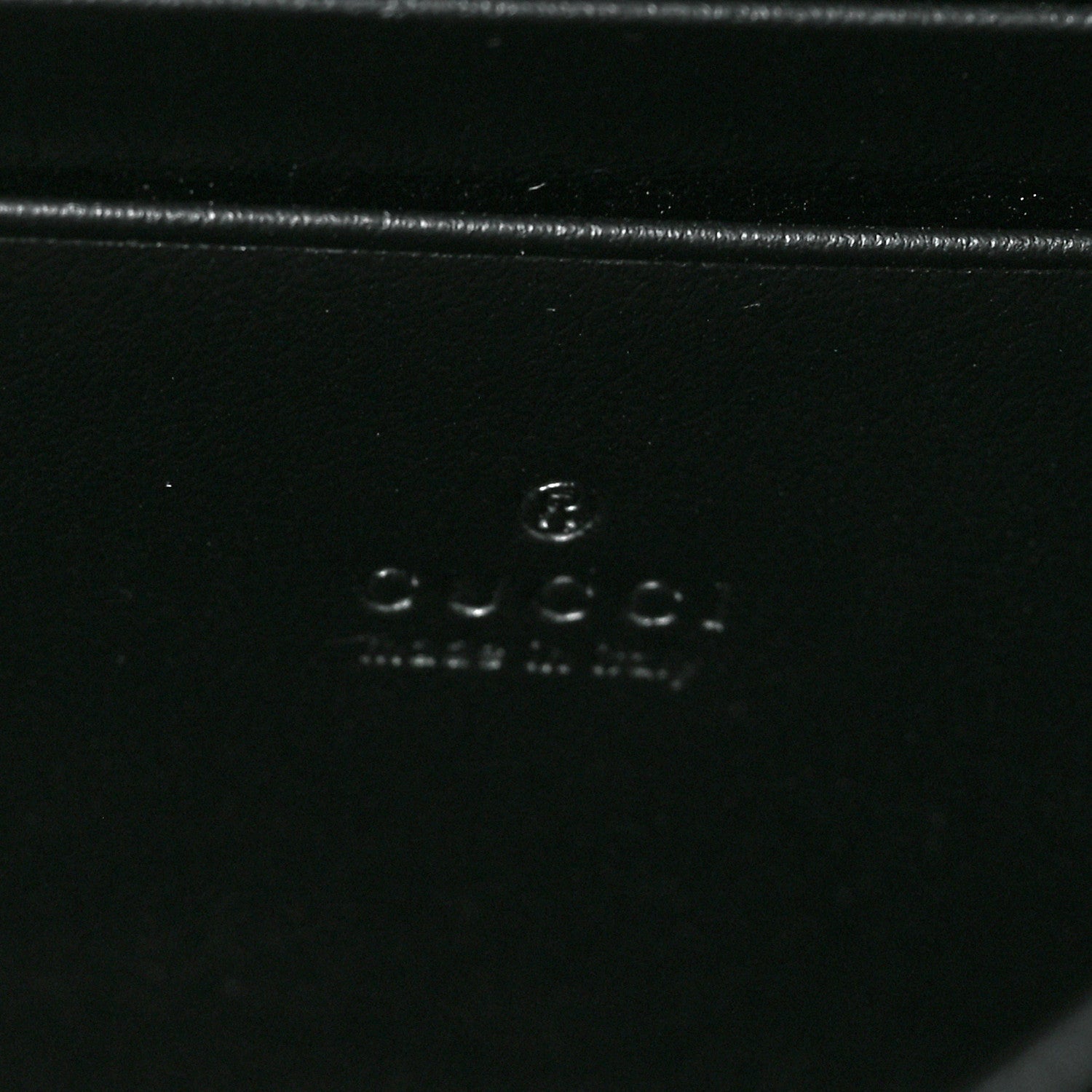 Gucci Calfskin Matelasse GG Marmont Chain Wallet Black 6 of 9