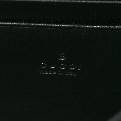 Gucci Calfskin Matelasse GG Marmont Chain Wallet Black 6 of 9