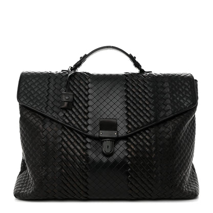 Bottega Veneta Intrecciato VN Briefcase Black 1 of 13